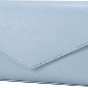 Women's PU Leather Clutch Crossbody Bag Elegant Evening Purse 8.66"